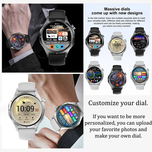 2026 New Smart Watch Men Women 1.52"HD AMOLED Screen GPS Motion trajectory Heart Rate Bluetooth Call 100+Sports Modes SmartWatch