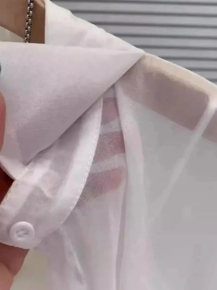 Summer Plus Size Ice Silk Breathable SunProof Shirts