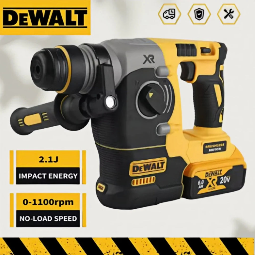 DEWALT DCH273 Rotary Percussion Drill 18V/20V MAX SDS Brushless 1 Inch PLUS L-shaped Woodworking Impact Drill（no Battery）