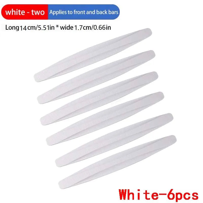 6/4 Piece Universal Front Rear Bumper Corner Protector Guard Car Anti-collision Protection Decoration Strip Car Accessories New