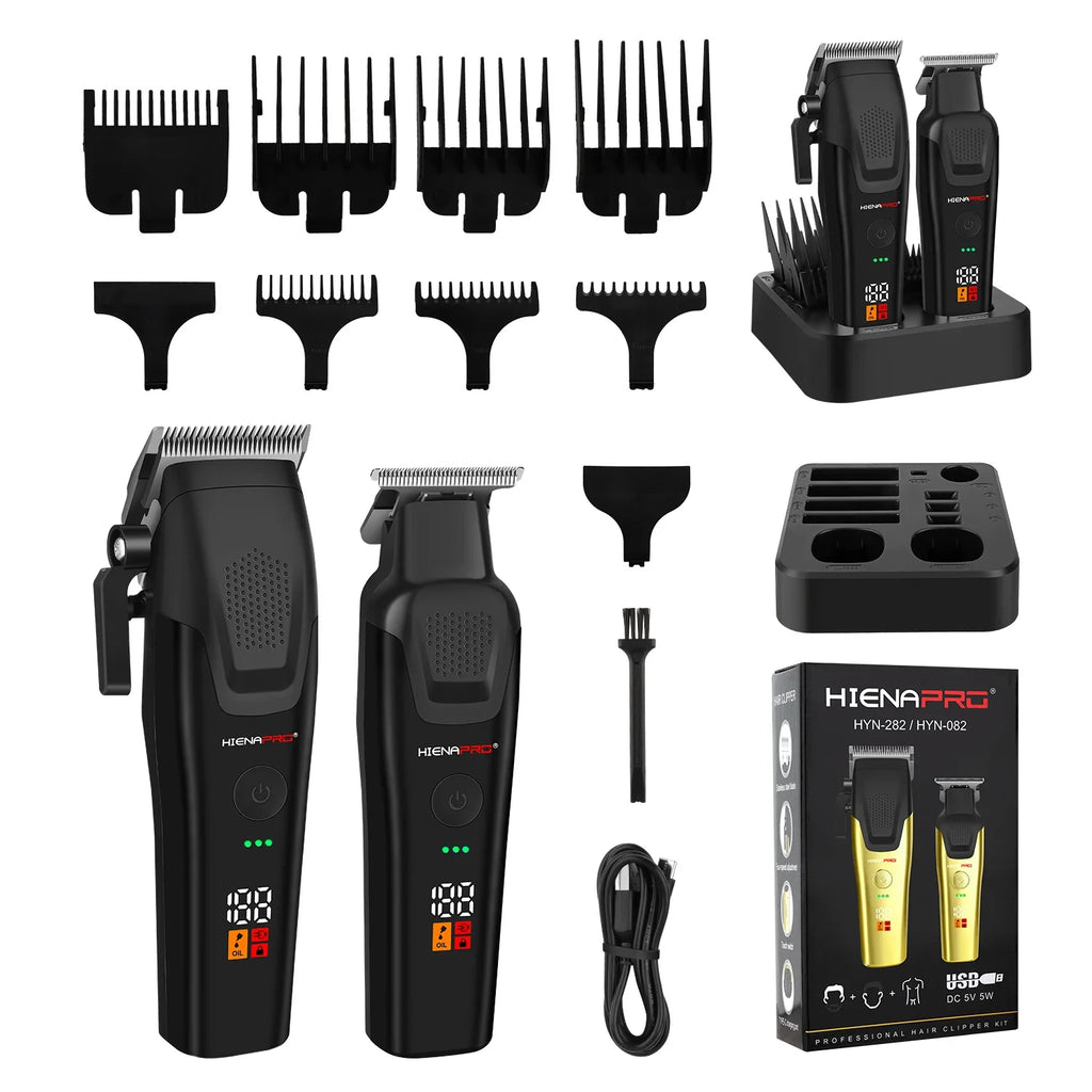 Professional Cordless Men's Barber Kit Electric Hair cutter hair Trimmer Machine Hair Cutting Machine Clipper gift for men
