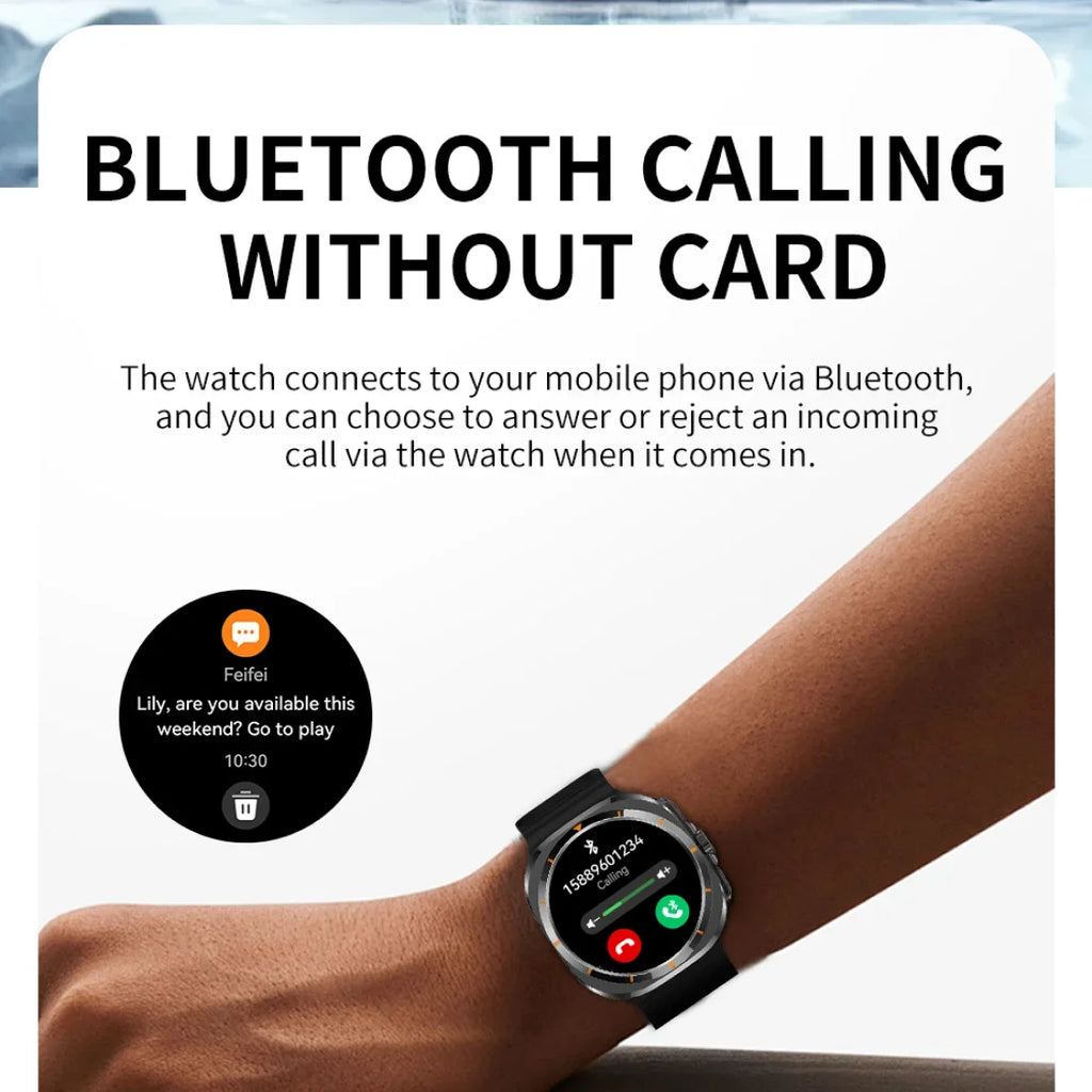 2025 New BW8 Smartwatch 4G Network Android1.51-inch Screen 400mAh Batter Google Play Pedometer Sleep Tracker SIM Card Support