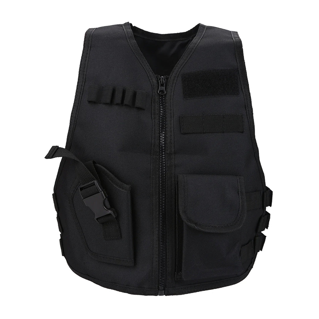 Boys Vest Chidren Tactic Vest Breathable Children Kids Vest Protective Waistcoat for Outdoor Hunting  Games Tactic Vest