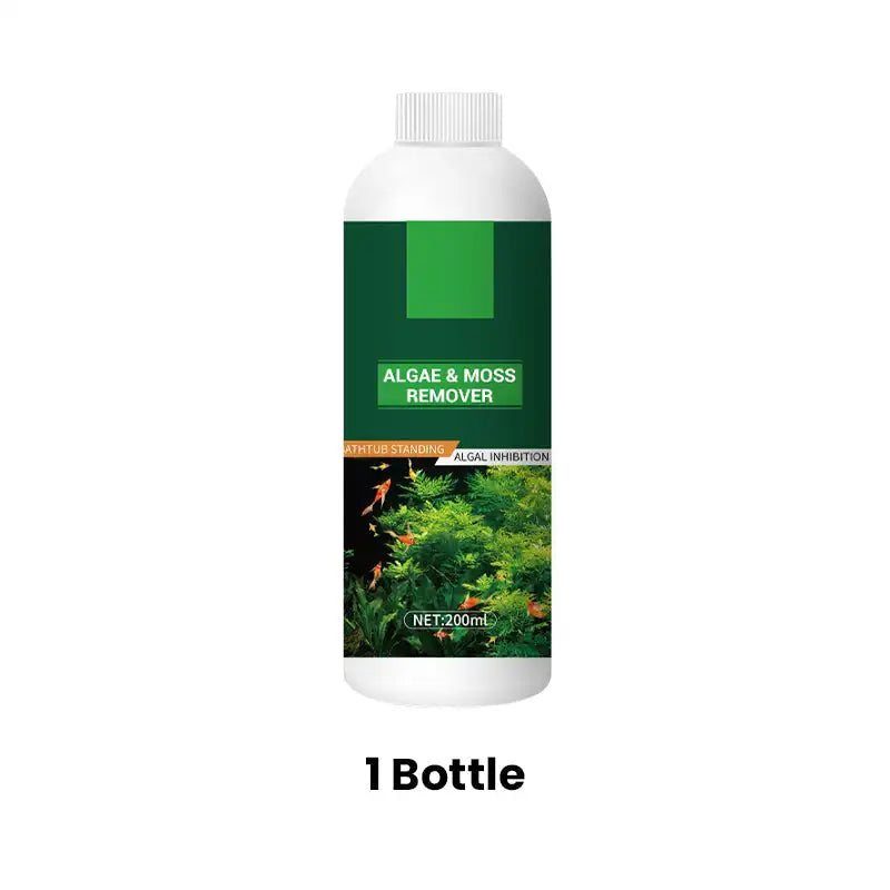 Algae & Moss Remover For Fish Tank 200ml Aquarium Fish Tank Cleaning Agent Safe Water Purification Aquatic Cleaning Tools