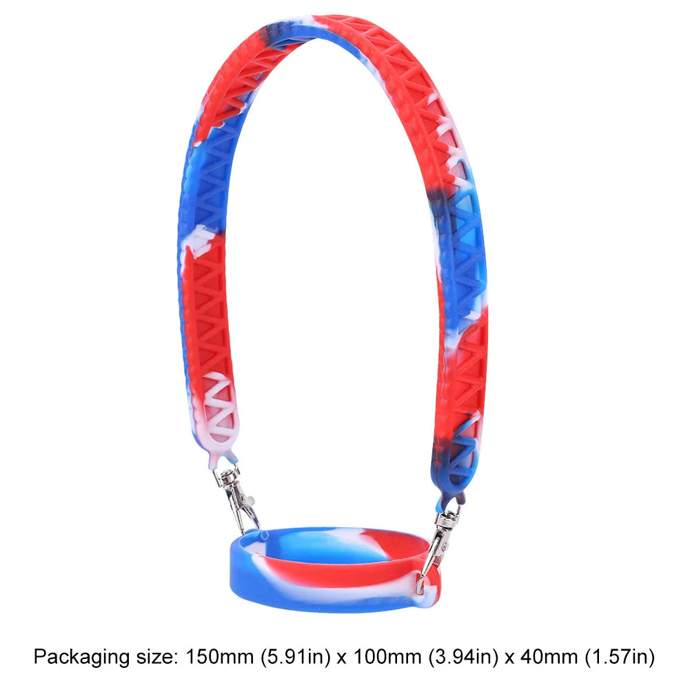 40oz Neoprene Water Bottle Carrier Bag For Stanley Quencher Cup Sleeve with Adjustable Shoulder Strap Water Bottle Holder Pouch