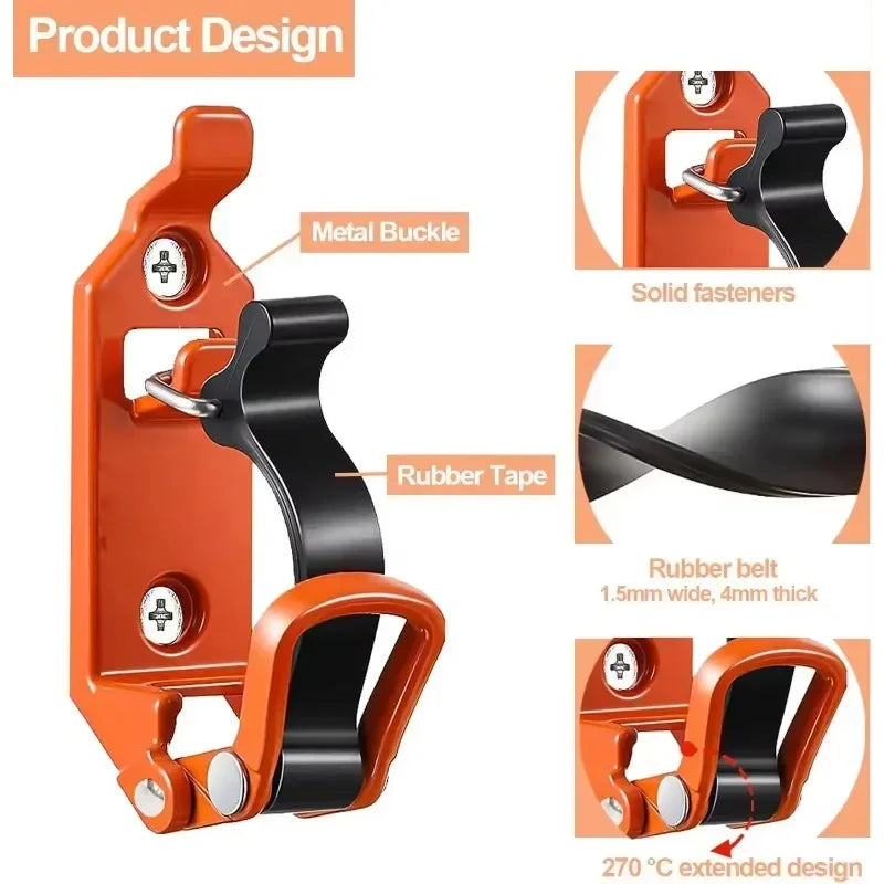 2/4PCS Shovel Holder Car Luggage Rack Holder Tool Quick Release Clamp Shovel Ax Wall Mount Bracket for Car Trailer RV Boat