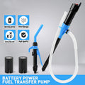 2025 Battery Powered Transfer Pump Motorcycle Car Gas Oil Pump With Flow Control Nozzle Liquid  Gasoline Pump Filter Design