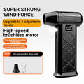 130000RPM Powerful Air Blower 5-Gear Speed High-Power Brushless Turbo Fan Jet Cordless Electric Air Duster For Keyboard Cleaning