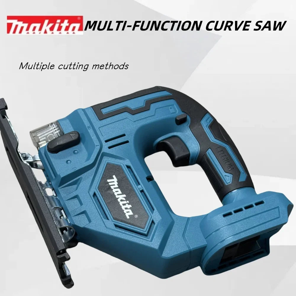 2025Makita DJV182Z 340W Brushless Jigsaw 18V Without Battery with Saw Blade Cordless Barrel Handle Portable Carpenter Power Tool