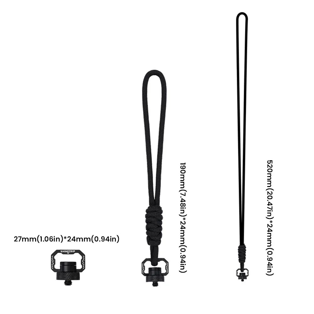 Light Stand 1/4 Thread Camping Light Holder with Lanyard Portable Light Hanger Multifunctional for Light Camera Speaker
