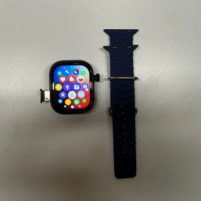 CD99 watch X 5G smartwatch 2.29inch AMOLED 5G LTE smart watch with 180 ° rotary camera GPS WiFi SIM card slot health monitoring