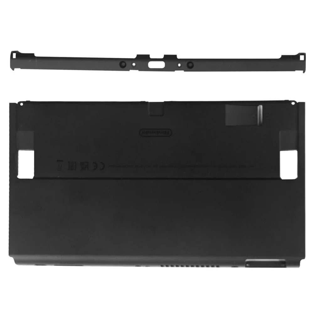 Faceplate for Switch OLED Housing Shell Backplate Cover Kits ABS Replacement Bottom Housing Shell Case Repair Parts Back Cover