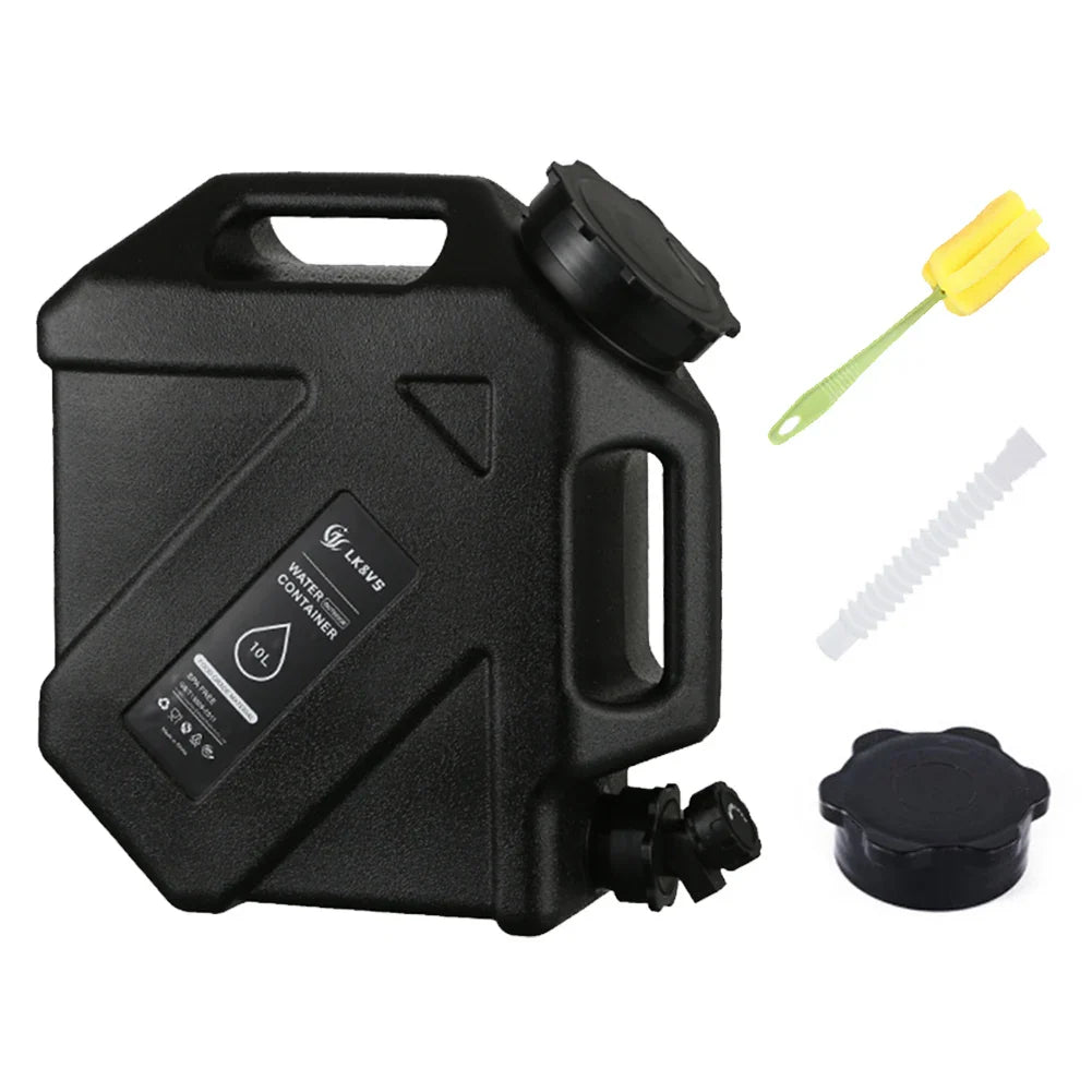 12L/10L Portable Camping Water Jug with Faucet Water Tank for Car Drinking Carrier Camping Large Capacity Water Storage Bucket