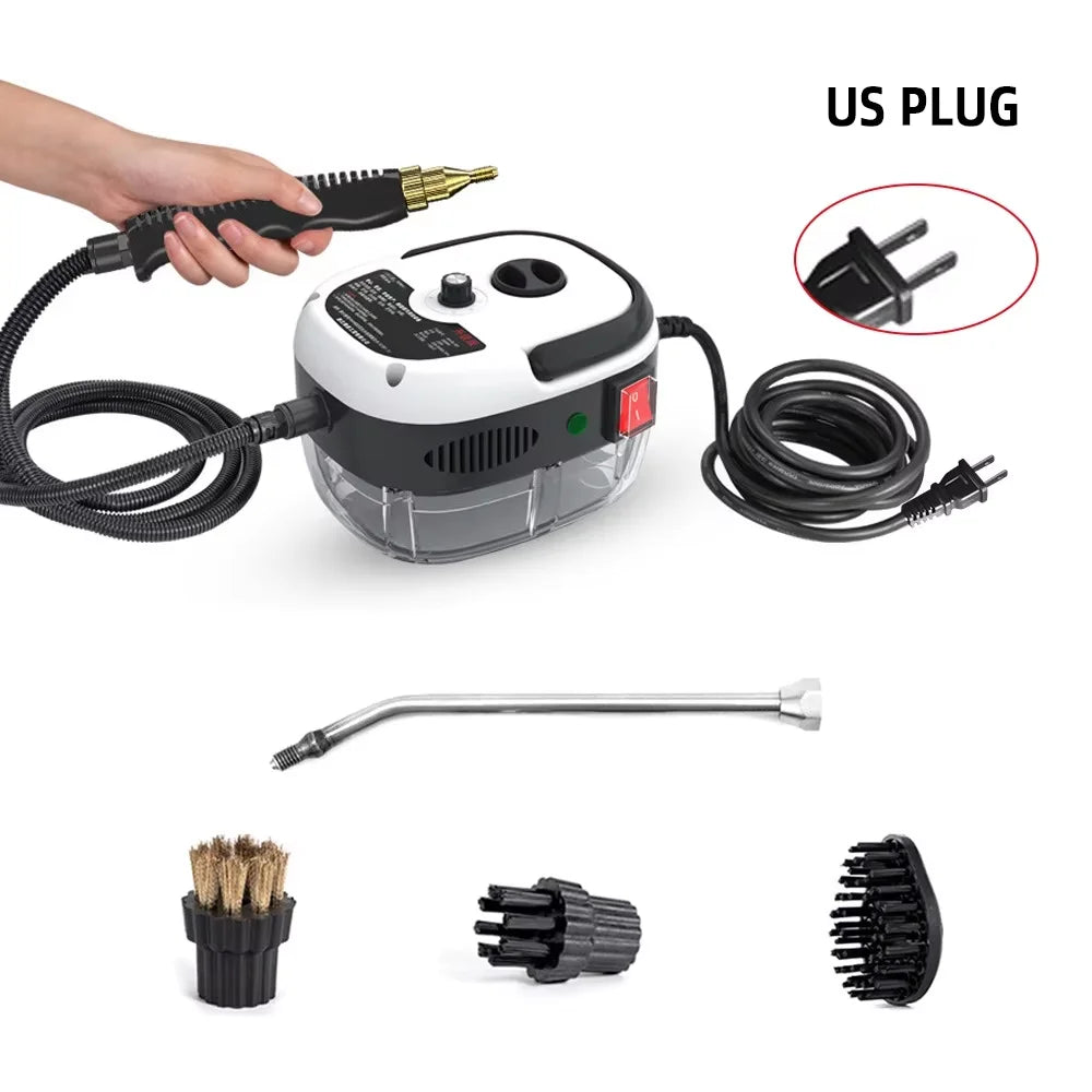 2500W Portable Steam Cleaner High Temperature Sterilization Pressure Jet Washer Machine for Home Car Kitchen Air Conditioner
