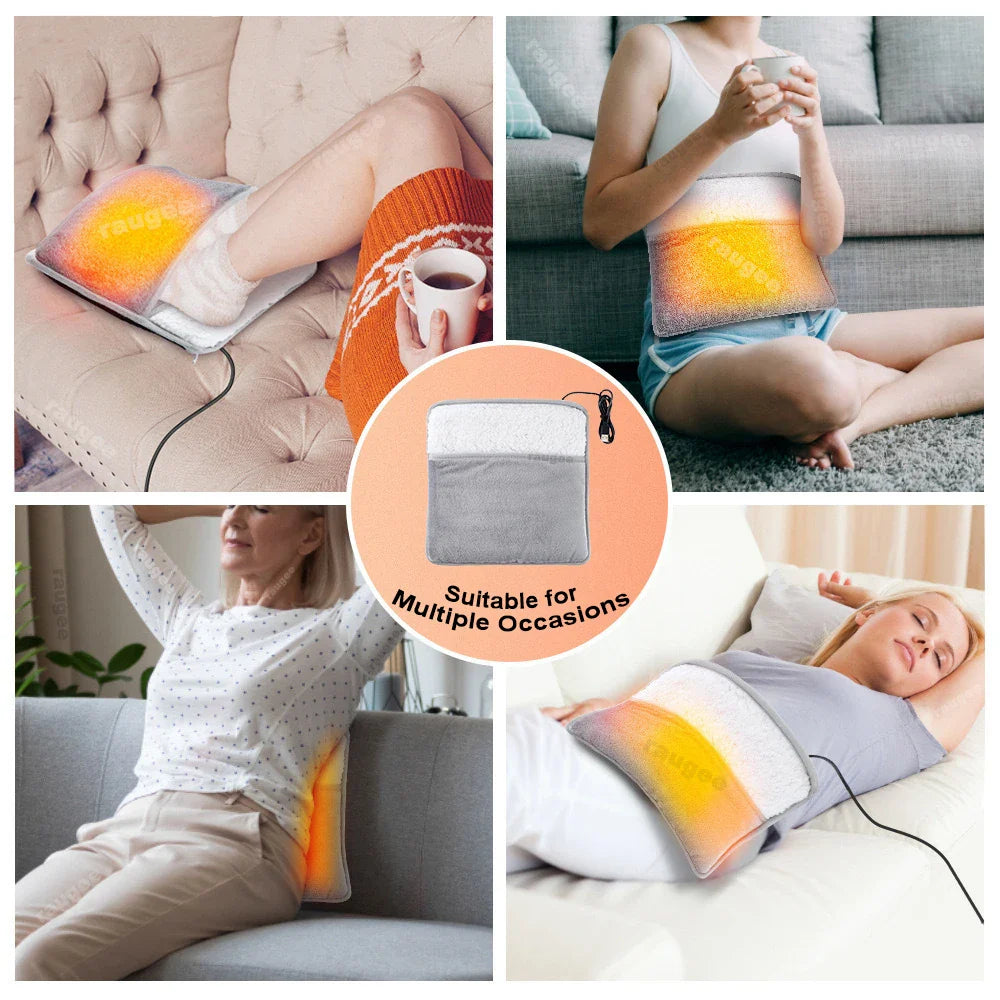 Foot Warmer USB Constant Temperature Foot Heating Pad for Home Bedroom Electric Foot Heater Soft Plush Winter Foot Warmer Mat