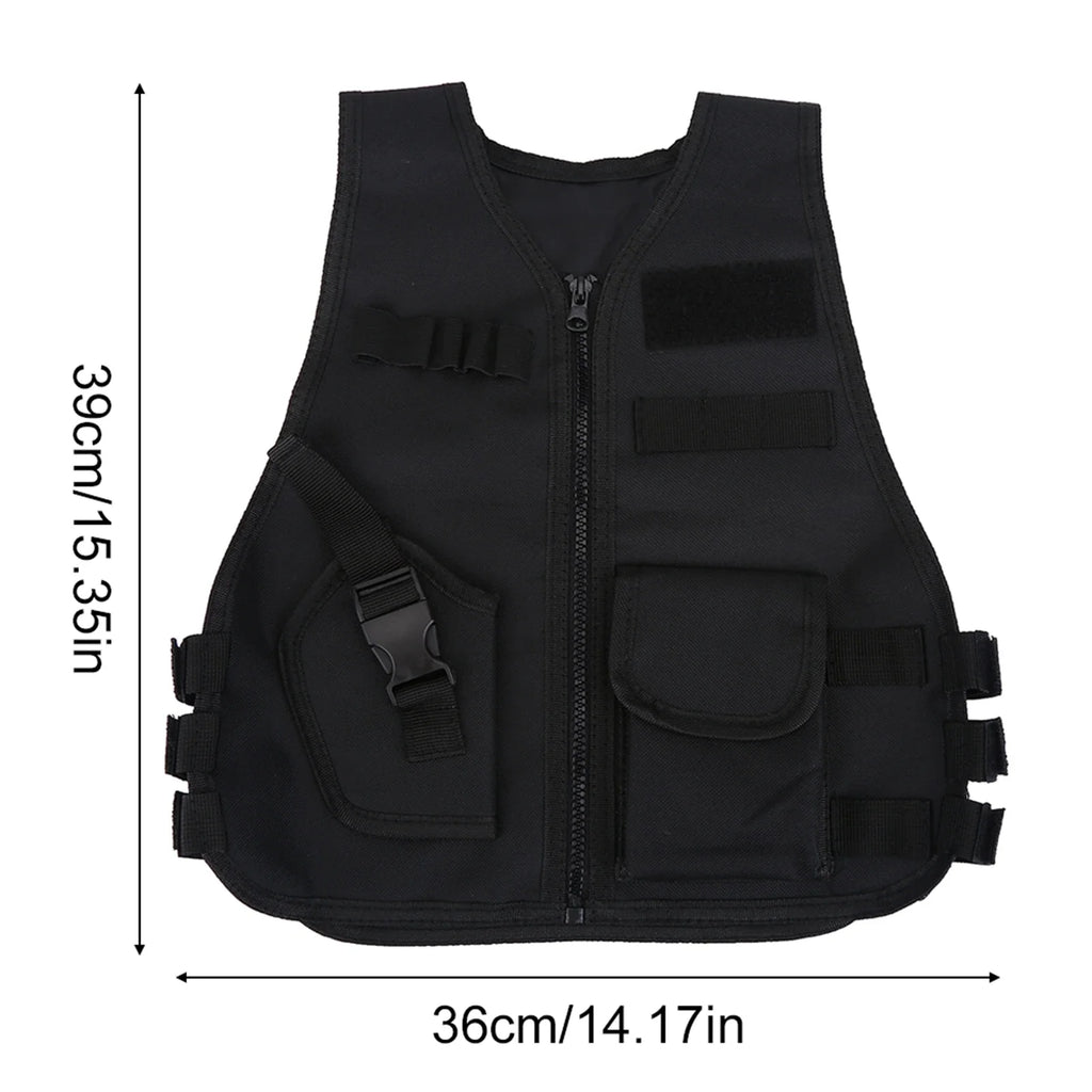 Boys Vest Chidren Tactic Vest Breathable Children Kids Vest Protective Waistcoat for Outdoor Hunting  Games Tactic Vest