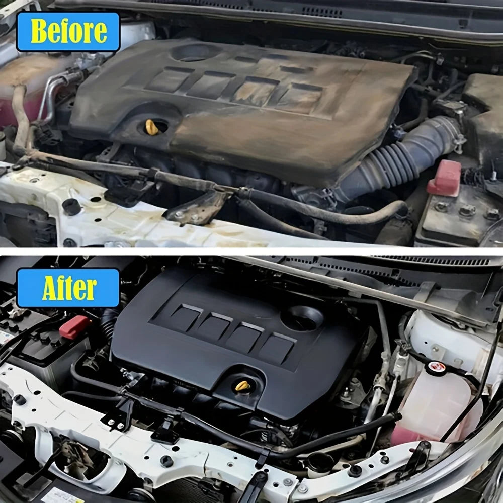 Engine Bay Cleaner Engine Shine Protector Detailer Decontamination Deep Degreasing Compartment Heavy Oil Dust Car Cleaning Tools