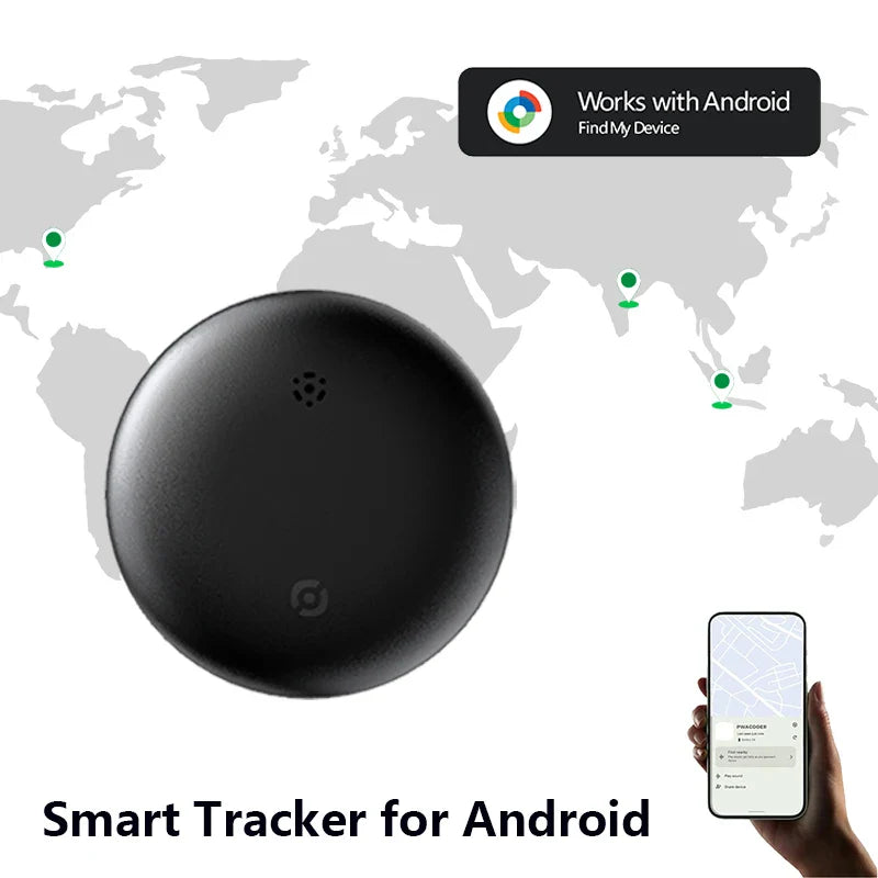 1 Pack Android Anti-Loss Tracker Work with Google Find My Waterproof Bluetooth Tag Locator for Pet Wallet, Remote Tracker