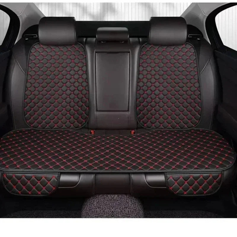 Universal Pu Leather Car Seat Cover Seat Back Soft Cushion Minimalism Seat Cushion Chair Carpet Pad Auto Interior Accessories
