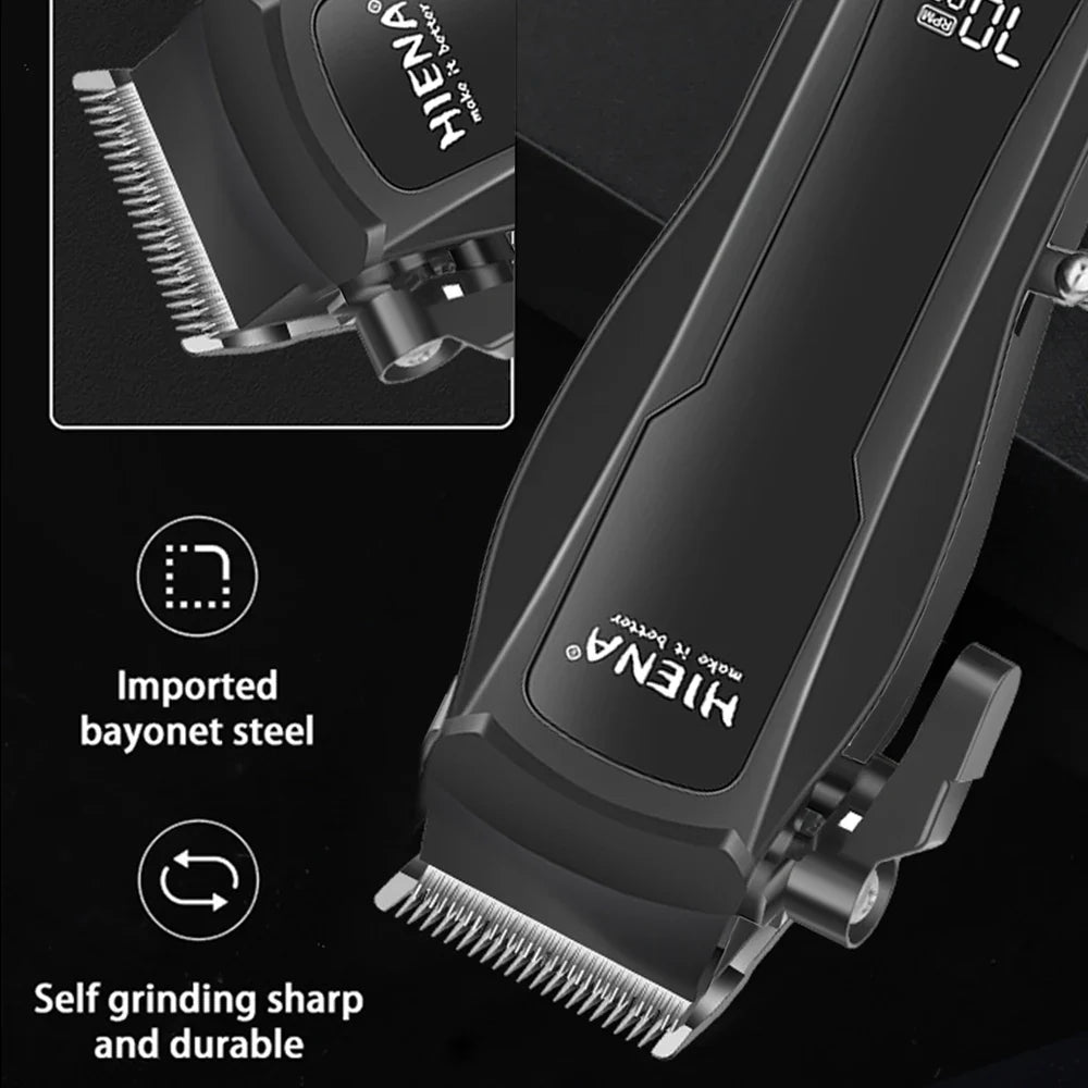 Hair Clippers for Men Professional Cordless Barber T-Blade Beard/Hair Trimmer Set Electric Razor Foil Shaver Nose Men's Hair Cut