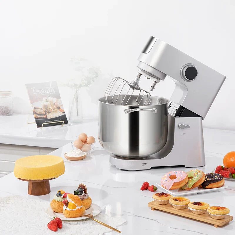 SUNATUR Multifunctional Stand Mixer Electric Blender with Planetary Beater, Dough Mixer Efficient Kitchen Tool for Home Baking