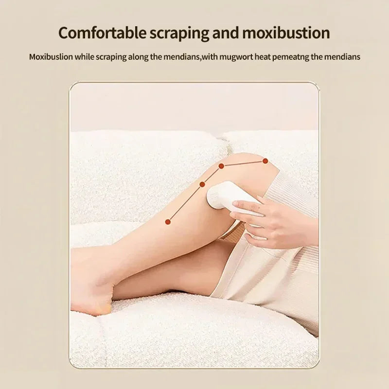 Moxibustion Scraping Massager Warm Body Massage Health Preservation Meridian Relieve Pain Scrap Board Beauty Health Protection