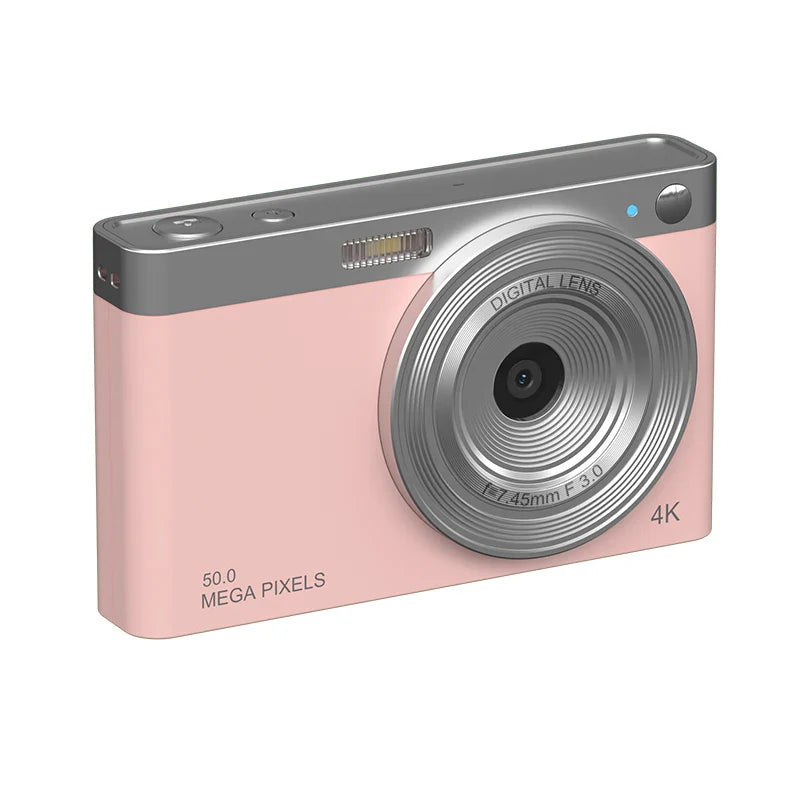 50MP Kids Digital Camera For Photography 4K Video Recording Camcorder 2.88" IPS Screen Children Compact Selfie Camera Auto Focus