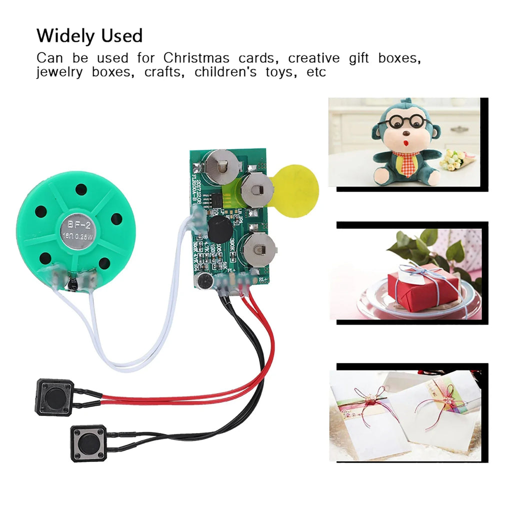 DIY Greeting Card Chip 4 Minutes Recordable Voice Sound Chip Voice Greeting Card for Holiday