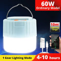 Outdoor Light Power Camping Lantern Tents Lamp 1200mah USB Rechargeable Portable Camping Light Outdoor Hiking Night Hanging Lamp
