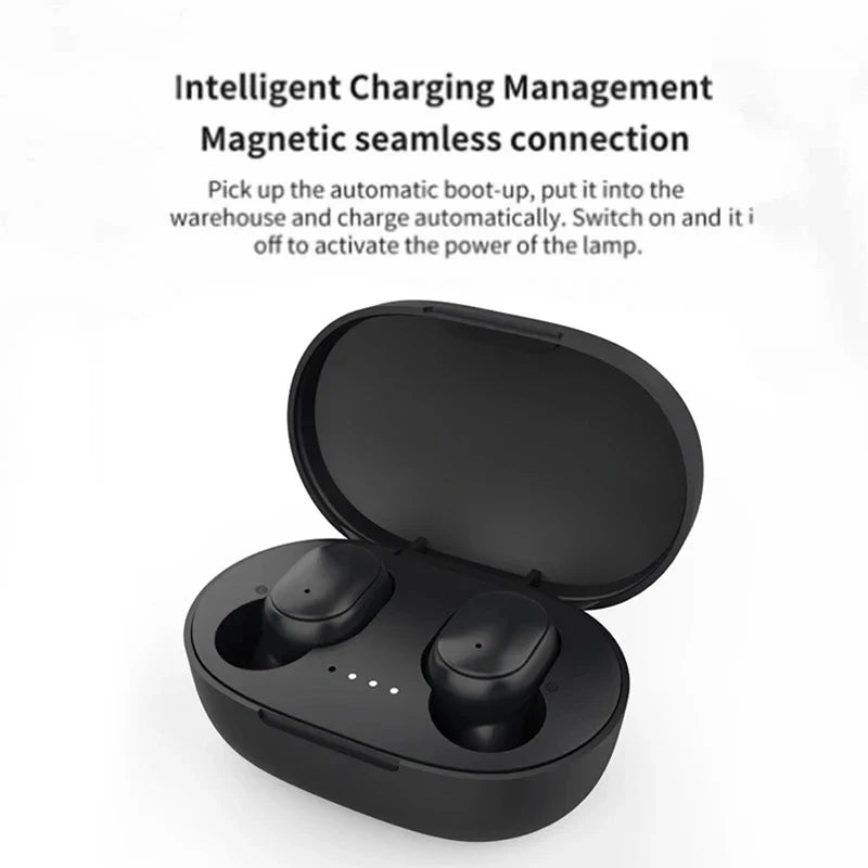 Original A6S TWS Bluetooth Headphone Wireless Earphone Stereo Headset Sport Earbuds With Microphone  Charging box For Smartphone