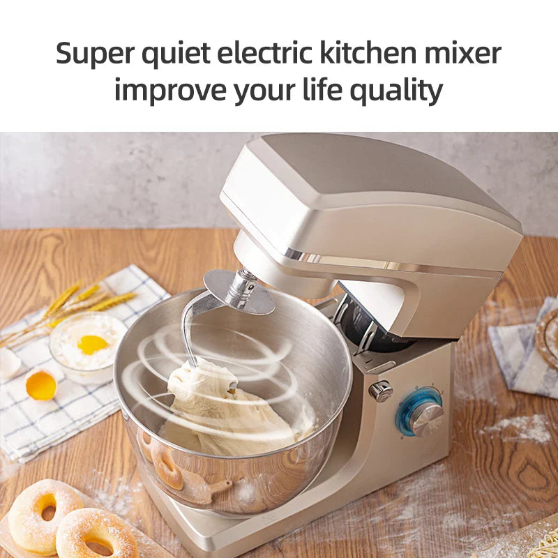 SUNATUR 8L Stand Mixer 1500w Electric Food Processor Commercial auto Dough Kneader planetary mixer Timed ferment Filling Mixer
