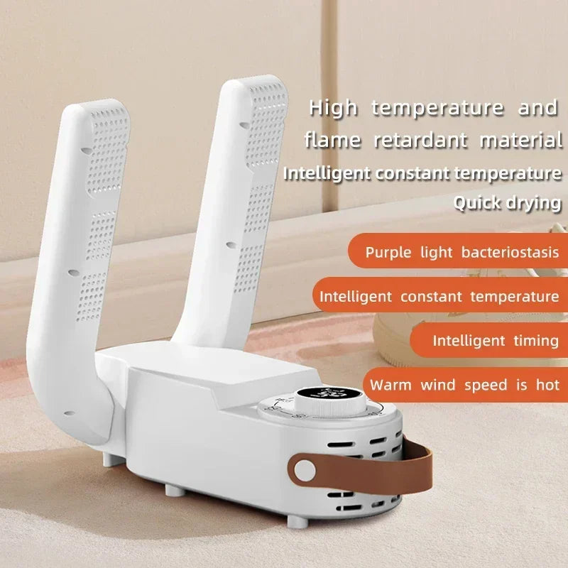 New Intelligent Shoe Dryer Quick Drying Deodorizing Sterilizing Adjustable Timer Household Shoe Warmer And Heater