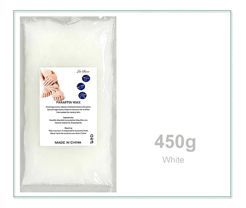 450g/200g Lavender Moisturizing Hands And Feet Mask Peel Off SPA Care Paraffin 1/3Pcs Paraffin Nourishing Hands Restores Gloss
