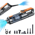 Car vacuum cleaner wireless one-button dust dump high-power portable vacuum cleaner large suction mini handheld vacuum cleaner