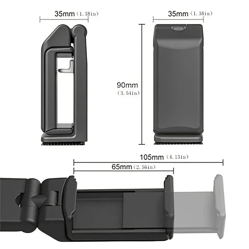 Airplane Phone Holder Portable Foldable Desktop Mobile Phone Stand Rotatable Selfie Holding Live Train Seat Clip Lazy Bracket
