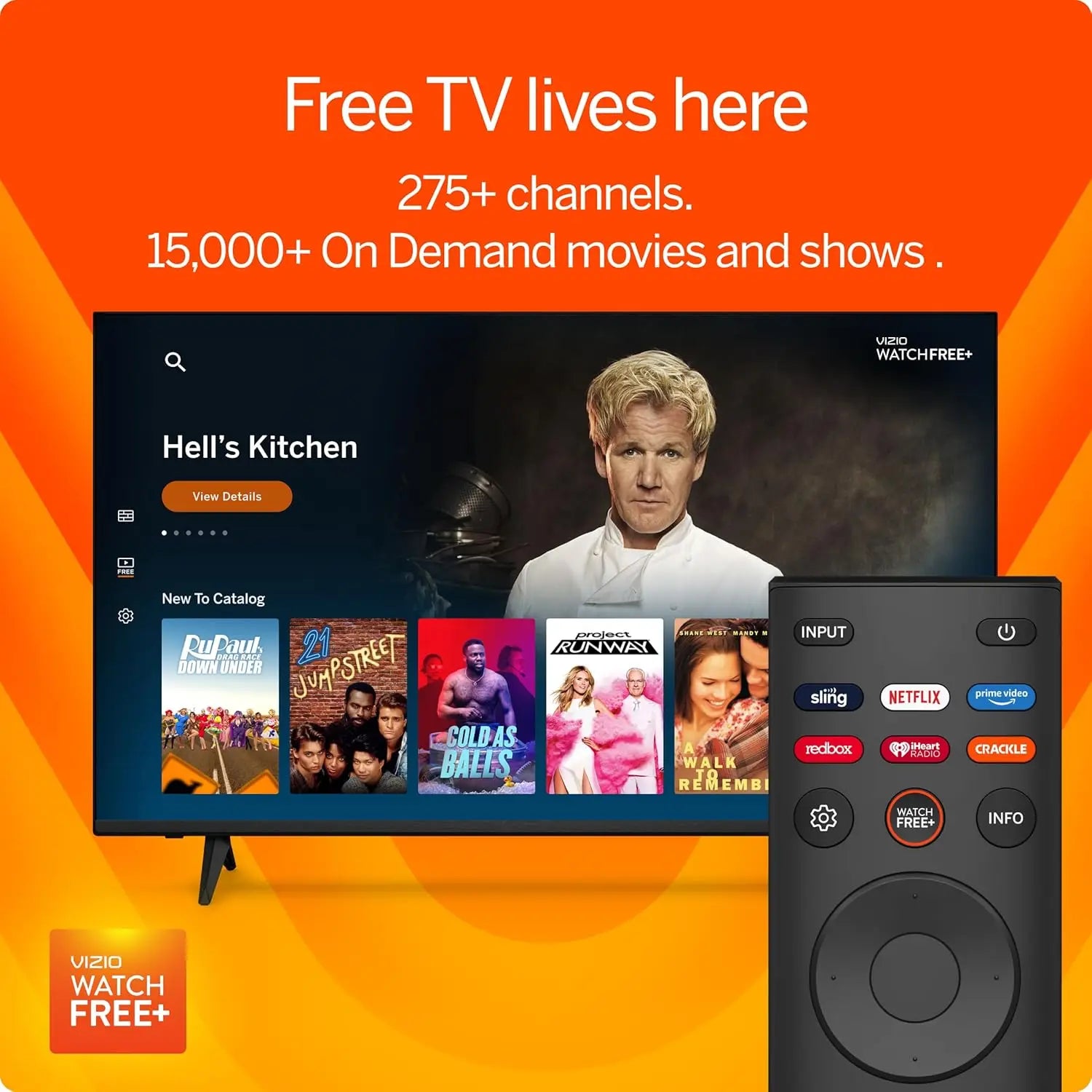 32-Inch HD 720p Smart LED TV with WiFi, Renewed for Quality