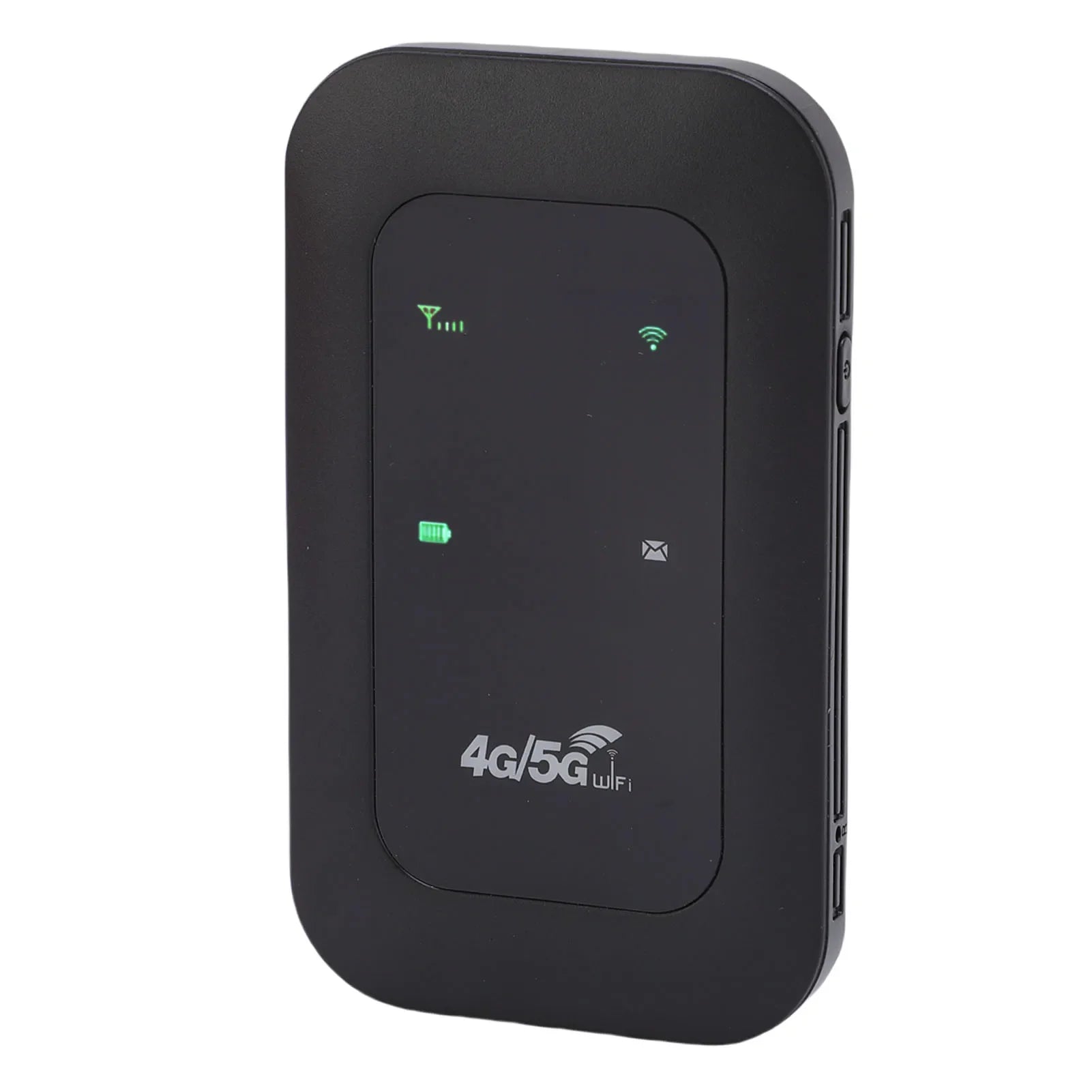 4G 5G WiFi Hotspot Supports 10 Connected Devices LTE Mobile Router for Travel 300Mbps High Speed SIM Card Slot Color LED Display