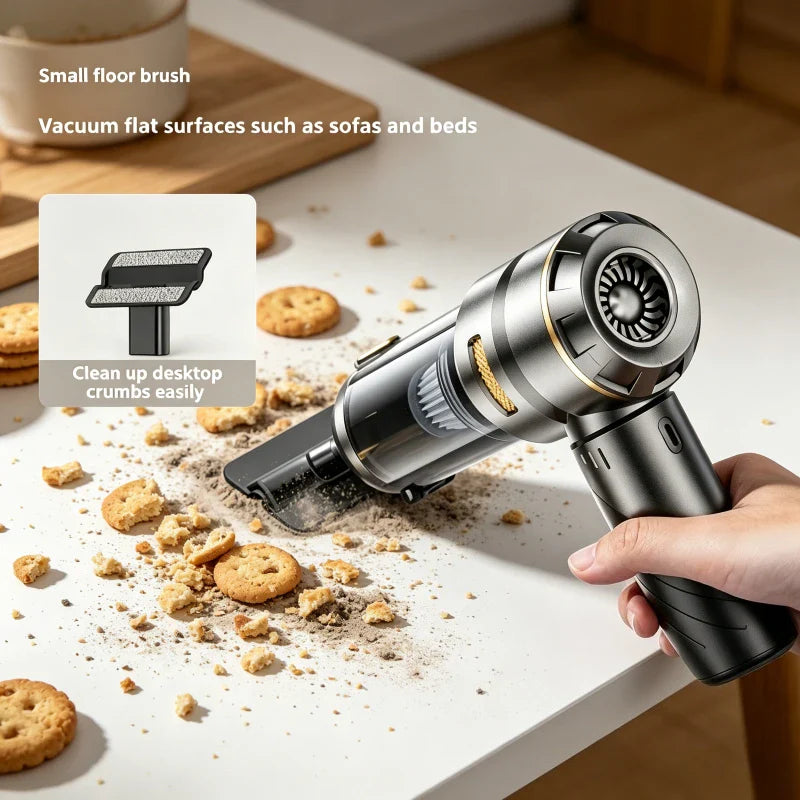Car Vacuum Cleaner High Power Portable Handheld Wireless Brushless Motor Cleaning Machine Powerful Air Duster for Home Appliance
