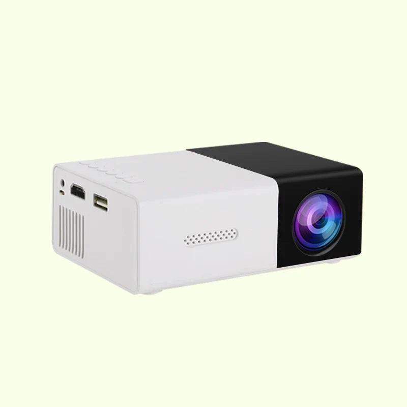 YG300 New 4K Projector Home Ultra HD Wall Mounted Projection Bedroom Dormitory Student Mobile Screen Projection Home Cinema