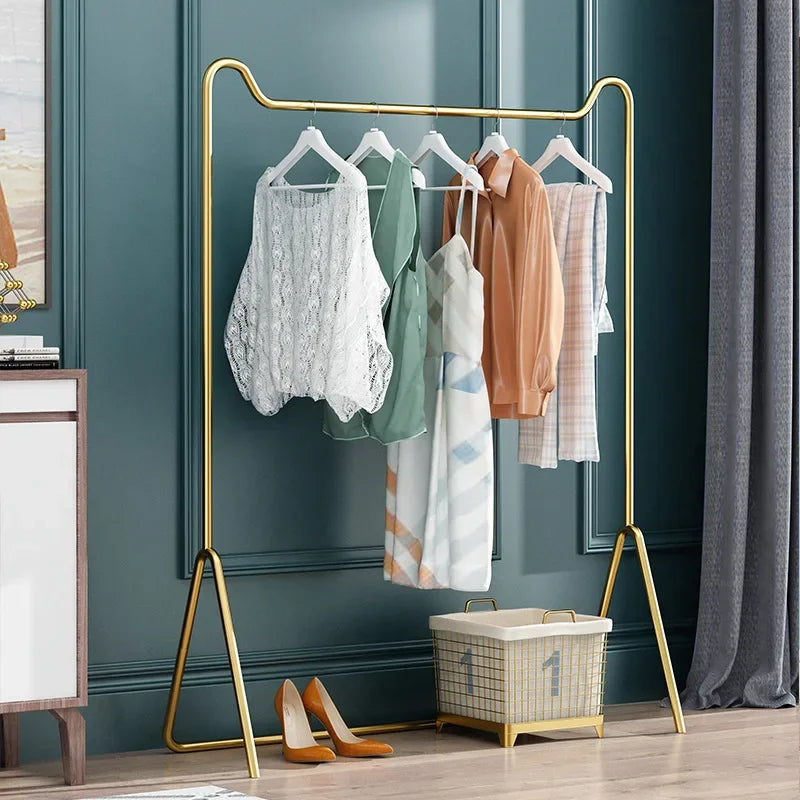Modern Metal Valet Stand Coat Racks Minimalist Freestanding Multipurpose Suit Rack Special Functions Bedroom Clothing Accessorie