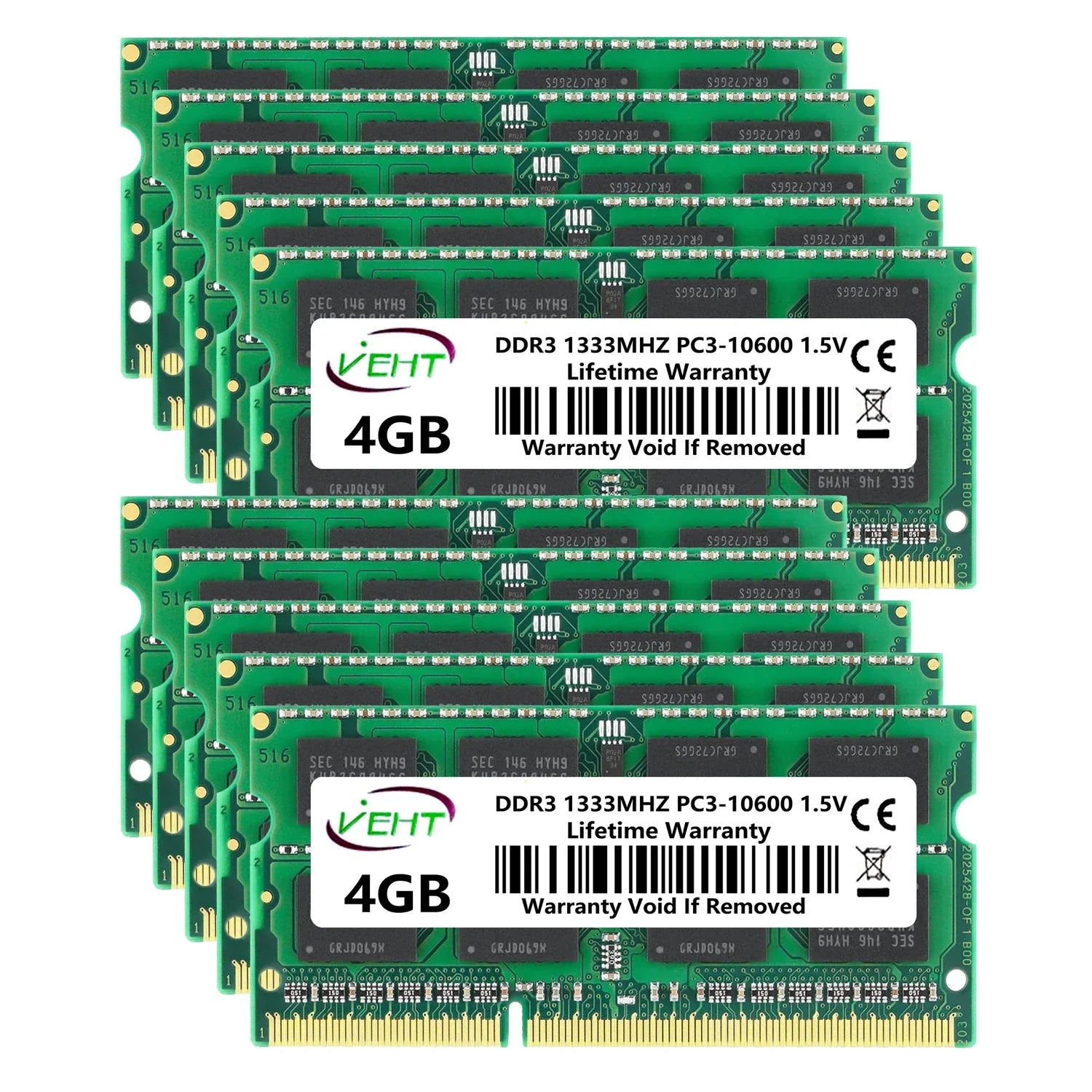 DDR3 DDR3L 2GB 4GB 8GB Laptop Memory Ram PC3 1.5V 8500 10600 12800 PC3L 1.35V 1066 1333 1600Mhz 204Pin Notebook Memories Ram