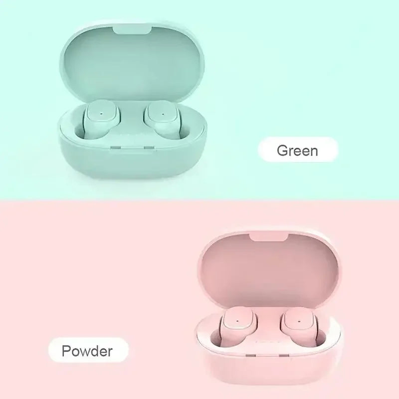 A6S TWS Wireless Bluetooth Headset With Microphones Sports Earbuds Earphones Noise-cancelling Earplug Mini Headphones Hands-free