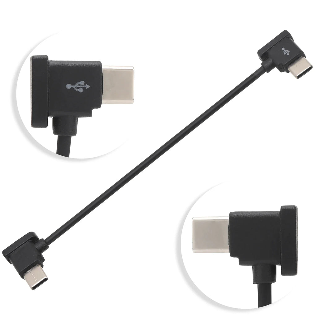 15cm Remote Controller Data Cable Type‑C to Type‑C for DJI Mavic Air 2/ 2 Drone Data Cable Drone Remote Control Cable