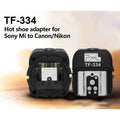 TF-334 Mi Hot Shoes Adapter Converting For Sony A7 A7S A7SII A7R A7RII A7II Camera for Canon Nikon Yongnuo Flash Speedlite