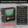 4-Sided Magnetic Electronic Inclinometer Digital Display Tilt Angle Gauge Portable High-precision Measurement Laser Level Ruler