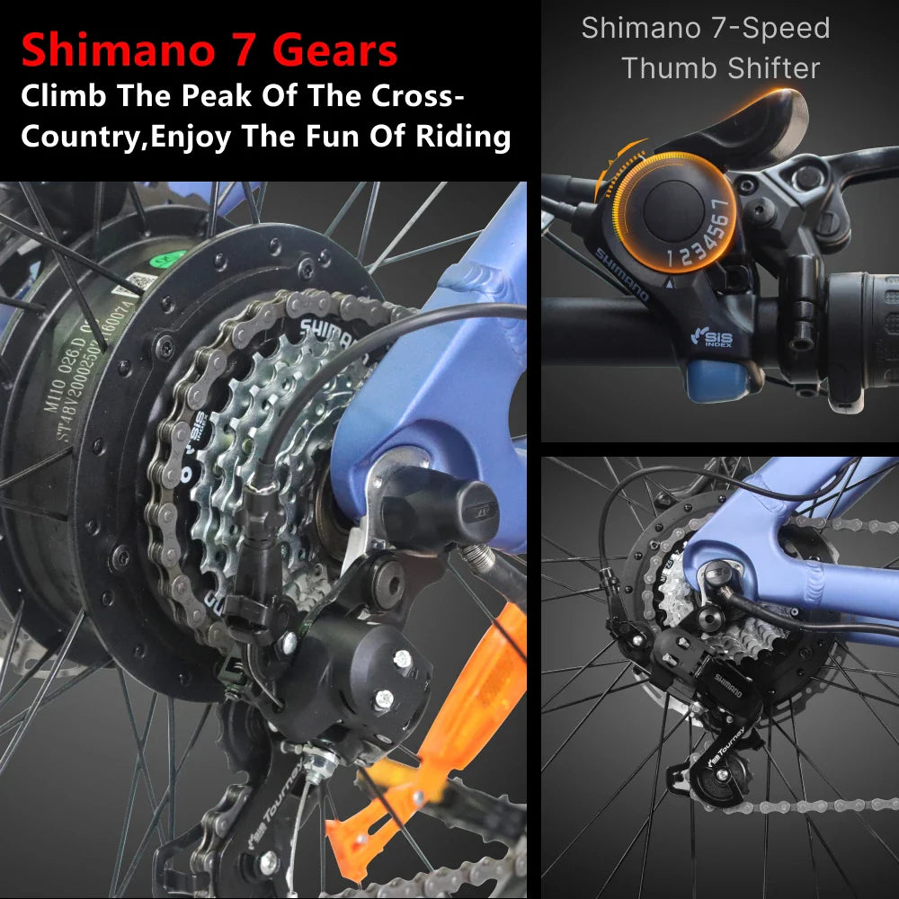 HX Q5 Ebike 2000W Adults Electric Bike 85Nm 57KM/H Electric Bicycle 27.5*2.25 Inch Removable battery Electric Mountain Bike