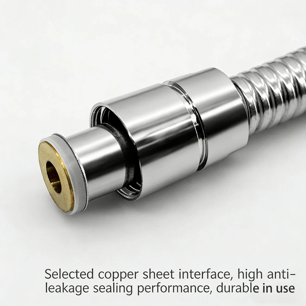 Spray hose, pressurized shower hose, explosion-proof water pipe, rain shower hose, thickened high-pressure shower hose ﻿