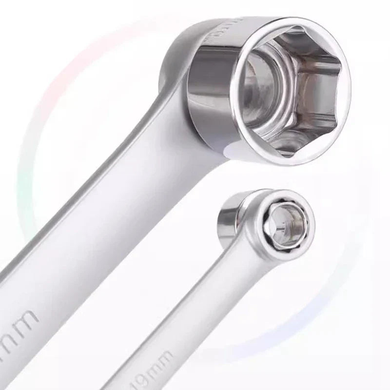 15PCS Adjustable Ratchet Wrench Kit Chrome Vanadium Steel Labor-Saving Torque Spanner Socket Set For Car Repair Hand Tools