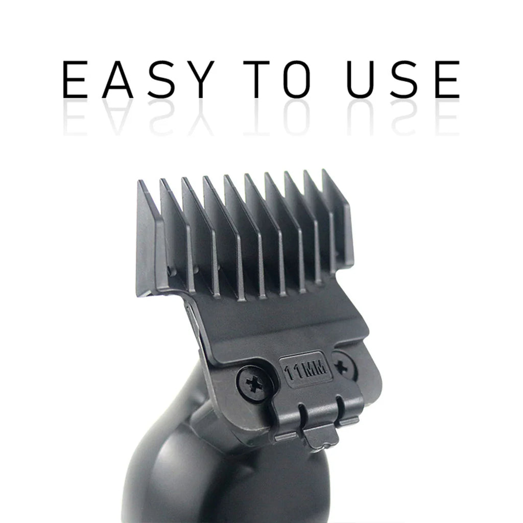 For Kemei KM-2299 1 2 3 5 7 9 11mm Professional Hair Trimmer Limit Comb Guards Hairdresser Hair Cutting Guide Barber Accesories