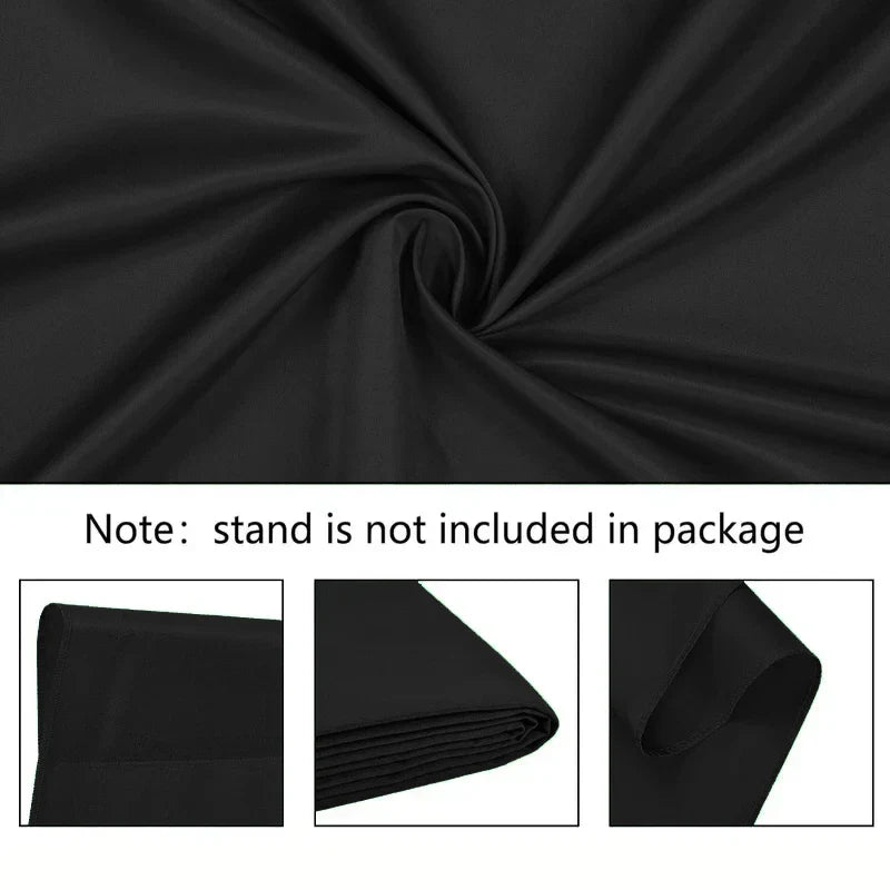 Portable black background fabric, suitable for photography, multifunctional and easy to install background fabric